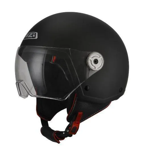 [150326A093 XXS] Casco Jet NZI Vintage 3 Negro Mate (XXS)