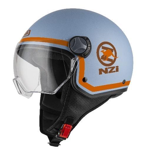 Casco Jet NZI Capital Vision Wilder Azul Mate