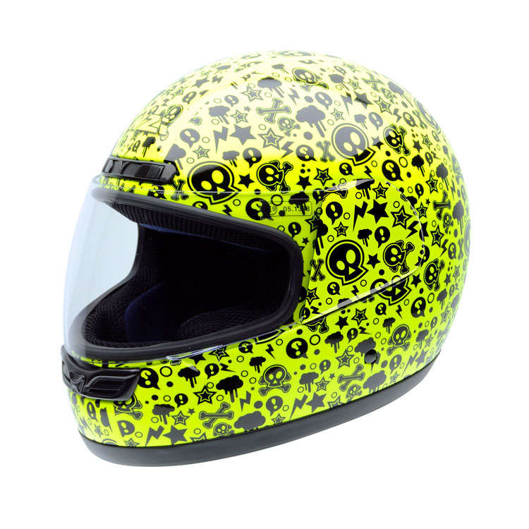 Casco Infantil NZI Activy Junior Amarillo Bones
