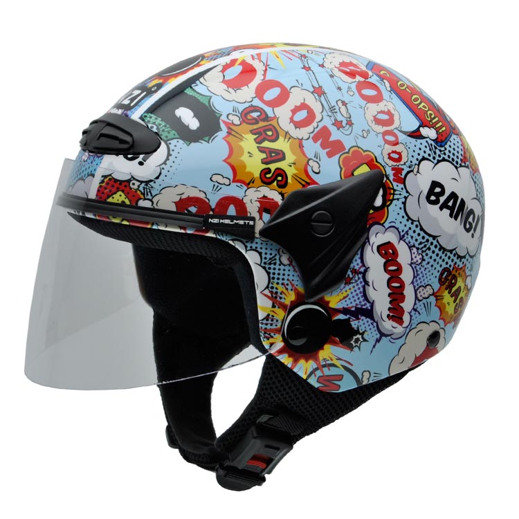 [050269G710 JS] Casco Infantil NZI Helix Ii Jr Boom (JS)