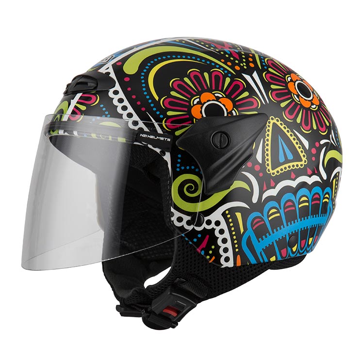 [050269AR05 JS] Casco Infantil NZI Helix Ii Jr Calaca (JS)