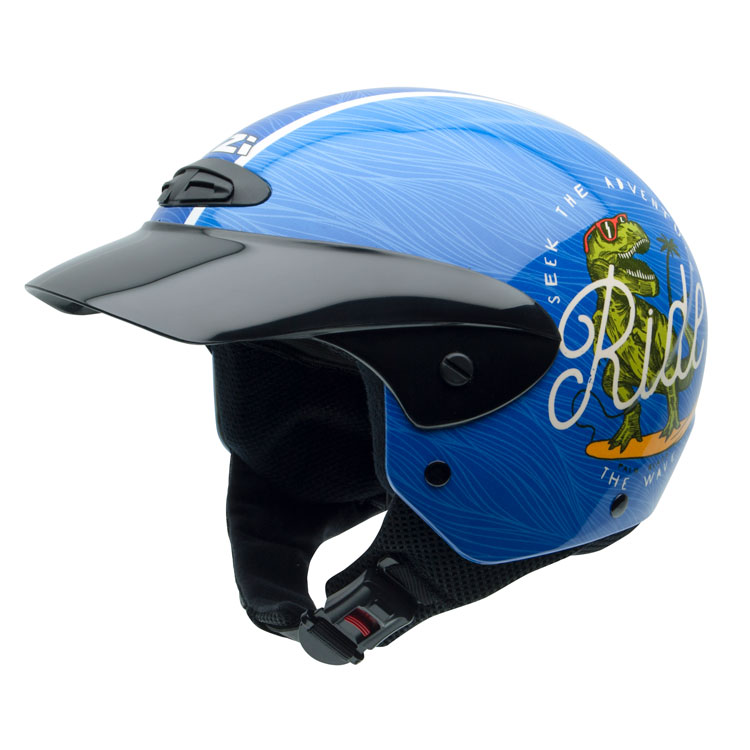 [050272A058 JS] Casco Infantil NZI Single Ii Jr Dinoride (JS)