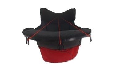 [060877G000 XS] Recambio NZI Ref.866 Detachable Interior Combi 3 Duo (XS)