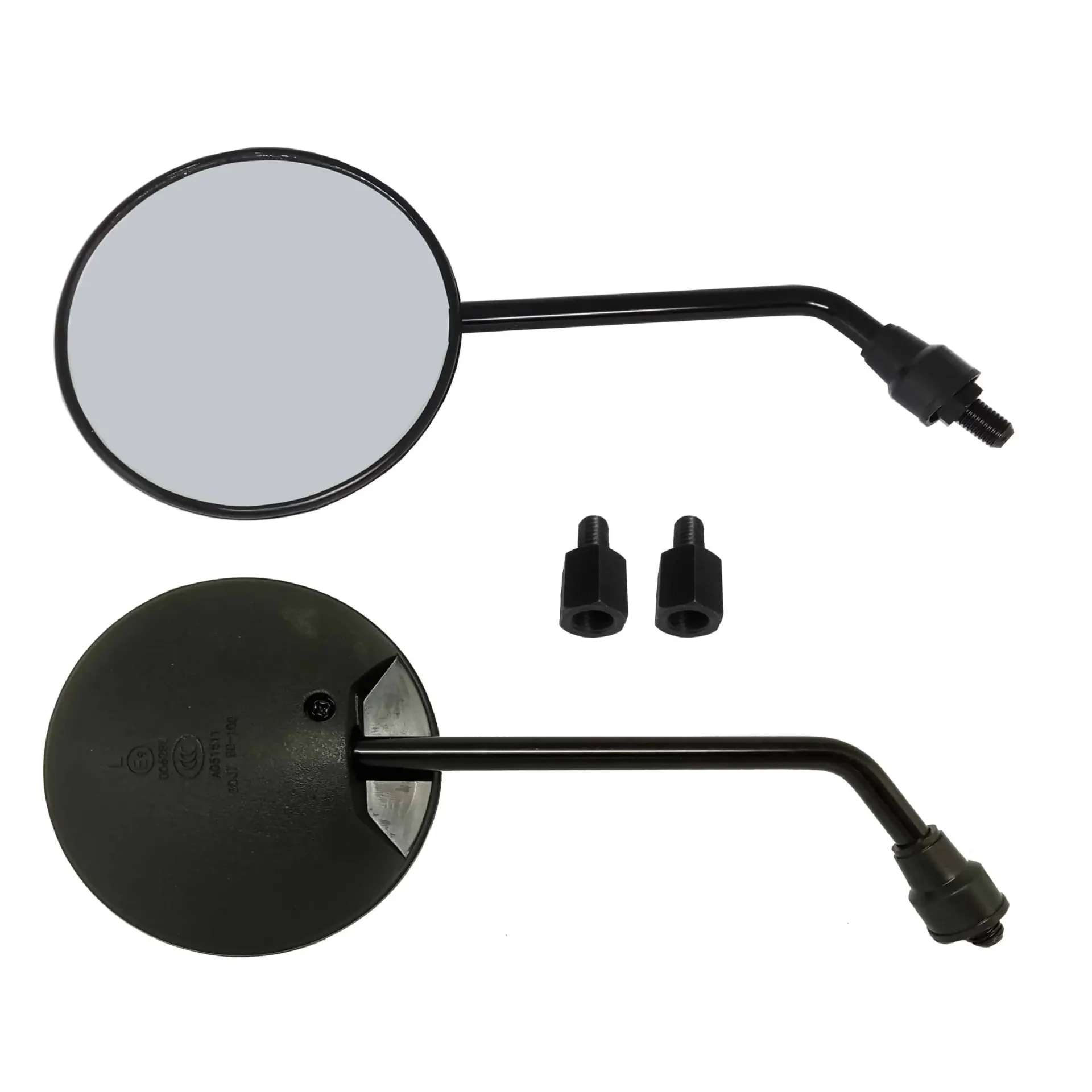 Kum juego de espejos redondos negros