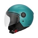 Casco Acerbis Jet Brezza Turquesa Metálico