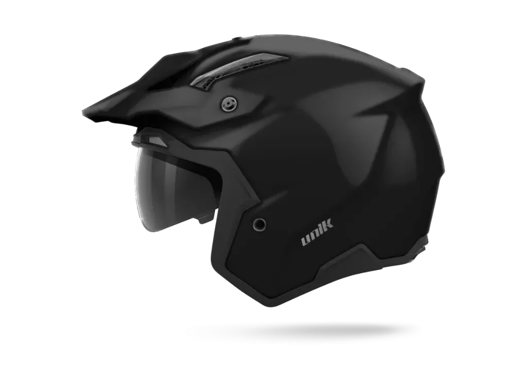 Casco Trial Unik Link DV negro mate