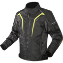Chaquetas LS2 Sepang Man Jacket Black Grey H-V Yellow