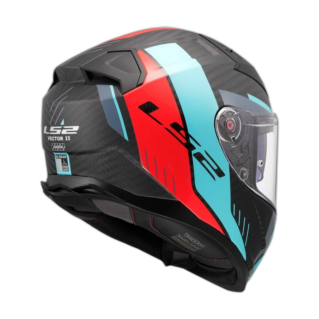 [168111111XXS] Casco Moto Integral LS2 FF811 Vector II Mate Negro With Ls2-4x Ucs (XXS)