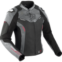 Chaqueta Bering Snap Mujer Negro/Gris