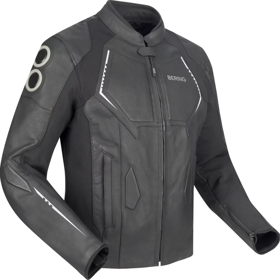 [BCB609S] Chaqueta Bering Radial Negro/Blanco (S)