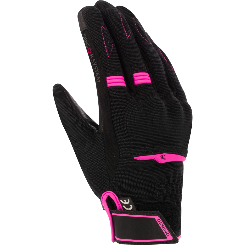 Guantes Bering Fletcher EVO Black/Fuchsia Mujer