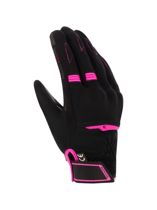 Guantes Bering Fletcher EVO Black/Fuchsia Mujer