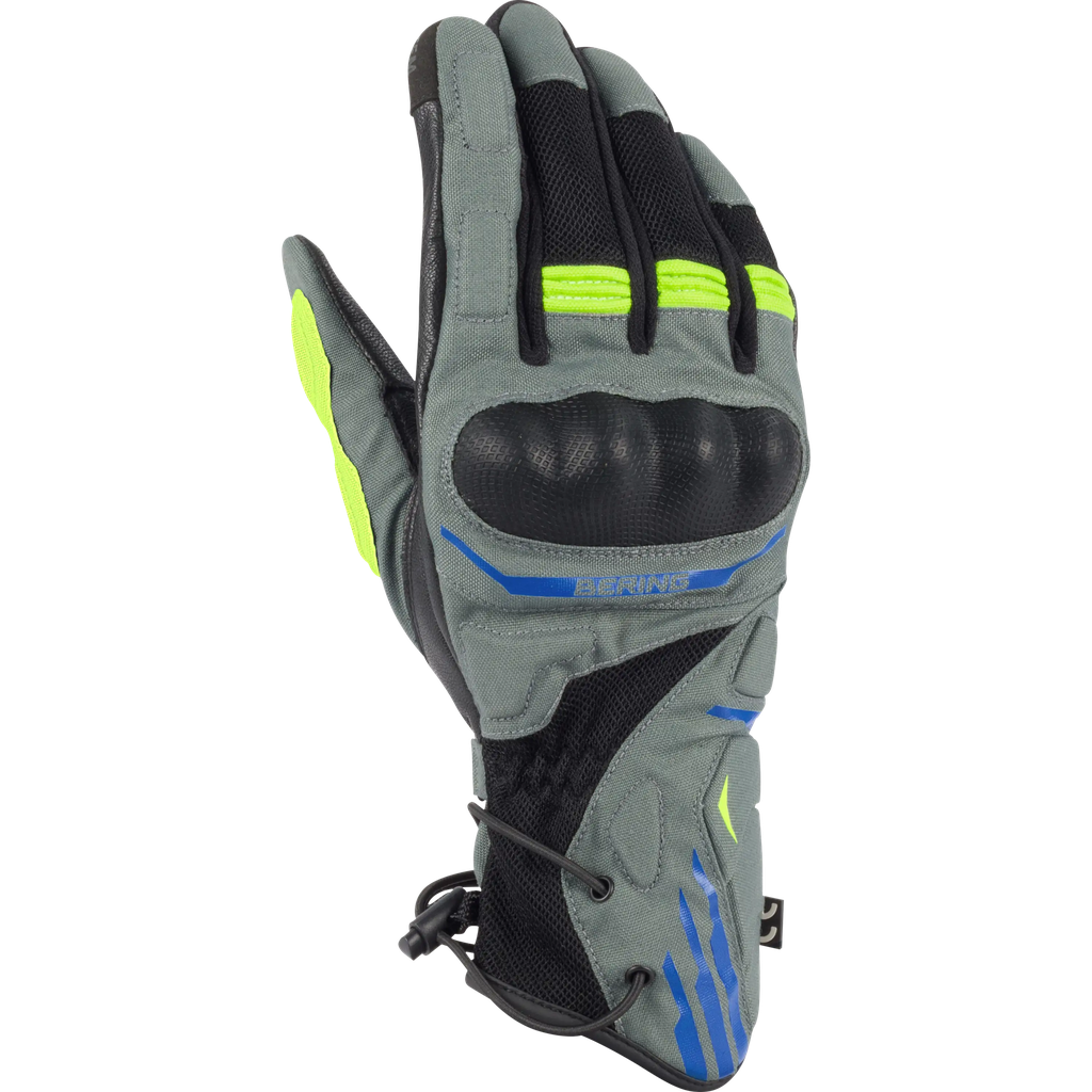 Guantes Bering Bakundu Negro/Gris/Azul/Flúor