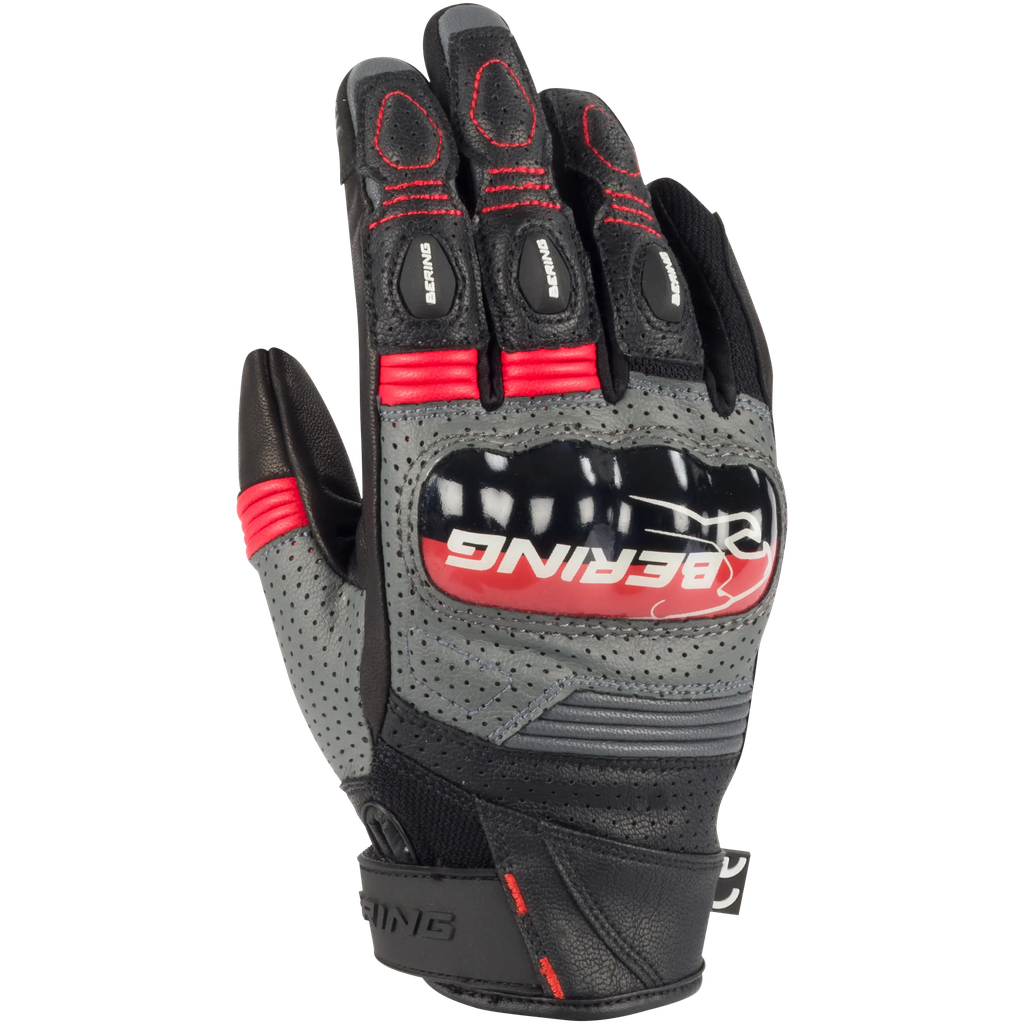 Guantes Bering Axel Mujer Negro/Gris/Rojo
