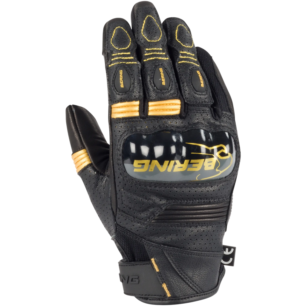 Guantes Bering Axel Mujer Negro/Dorado