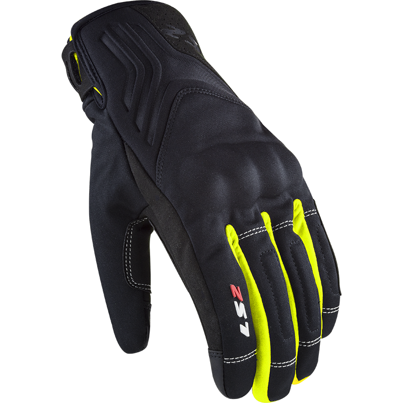 Guantes Hombre LS2 JET 2 H-V Negro Amarillo