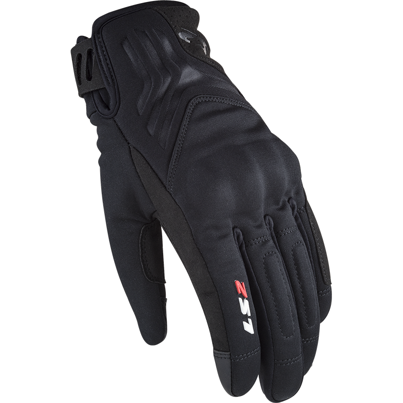 [70021W0012XS] LS2 JET 2 LADY GLOVES BLACK (XS)