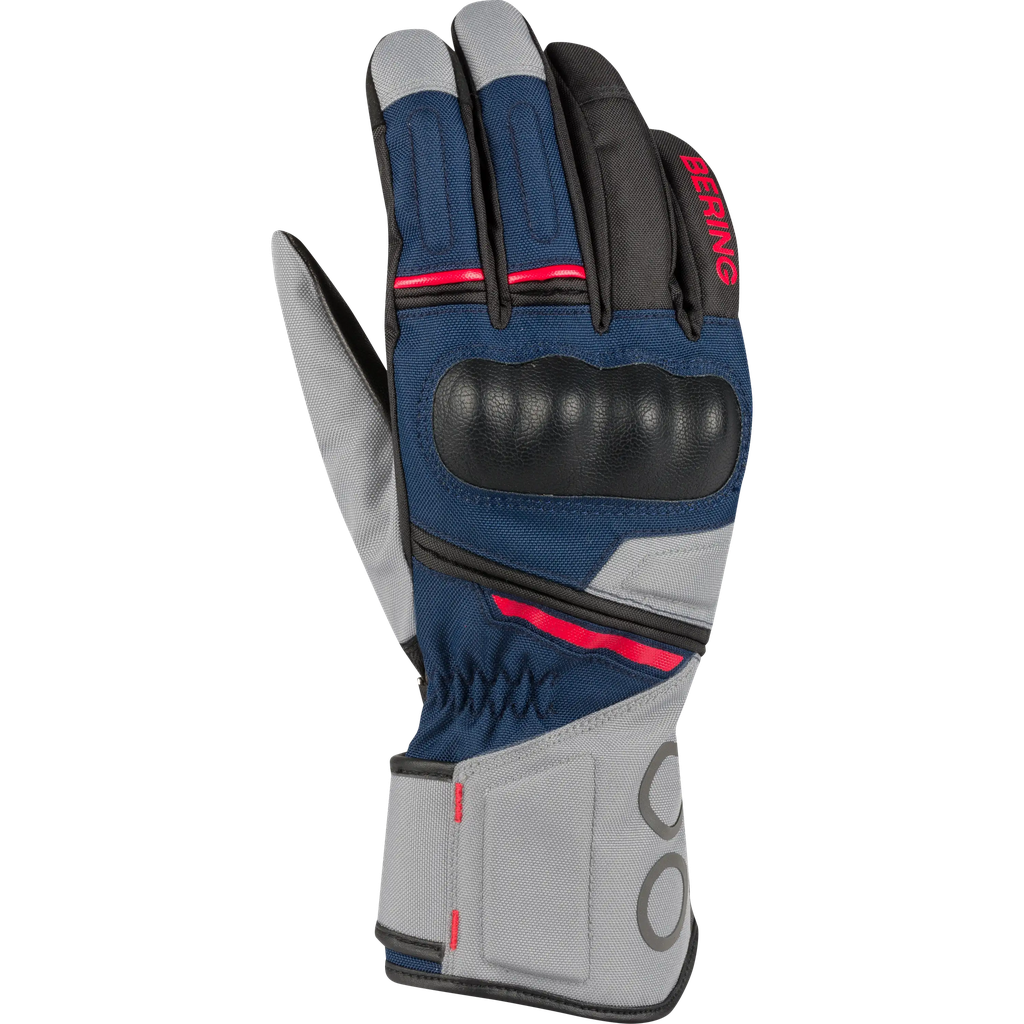Guantes Bering Siberia Gris/Azul/Rojo