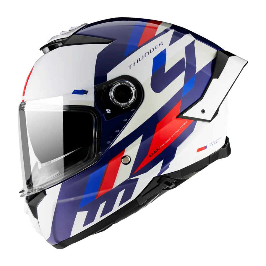 Casco MT FF118SV THUNDER 4 SV ERGO C7 Azul Perla Brillo