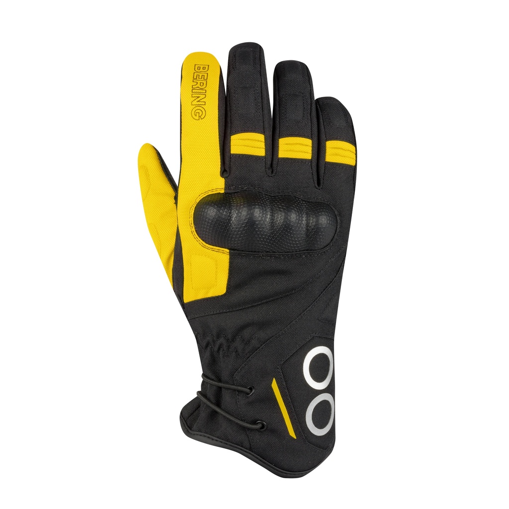 [BGM1217T6] Guantes Bering Zephyr Mujer Negro/Gris/Amarillo (T6)