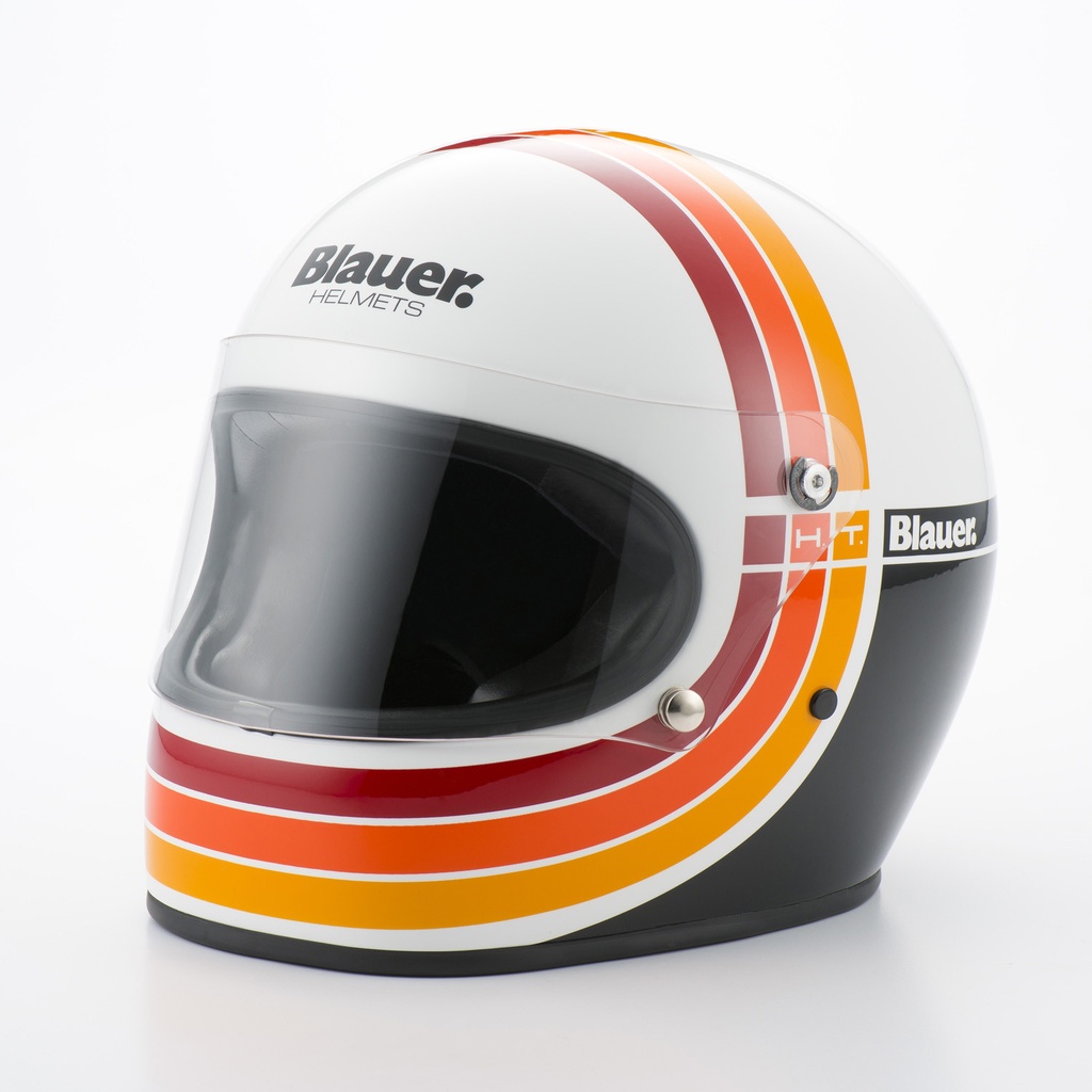 Casco Jet Blauer 80's 06
