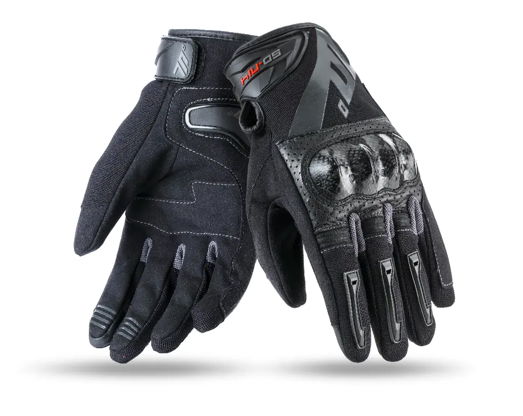 Guante Seventy Degrees Sd-N14 Verano Naked Hombre Negro/Gris