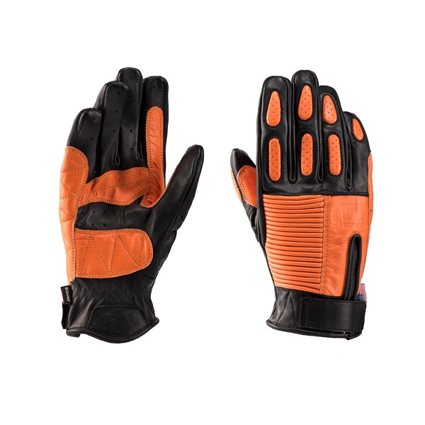 [GA0603564] Guantes Blauer Banner Negro Naranja (M)