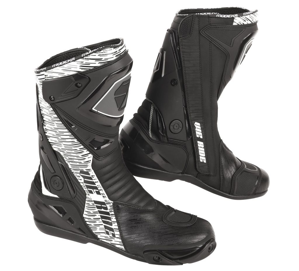 Modeka Boots Yron Black-And-White