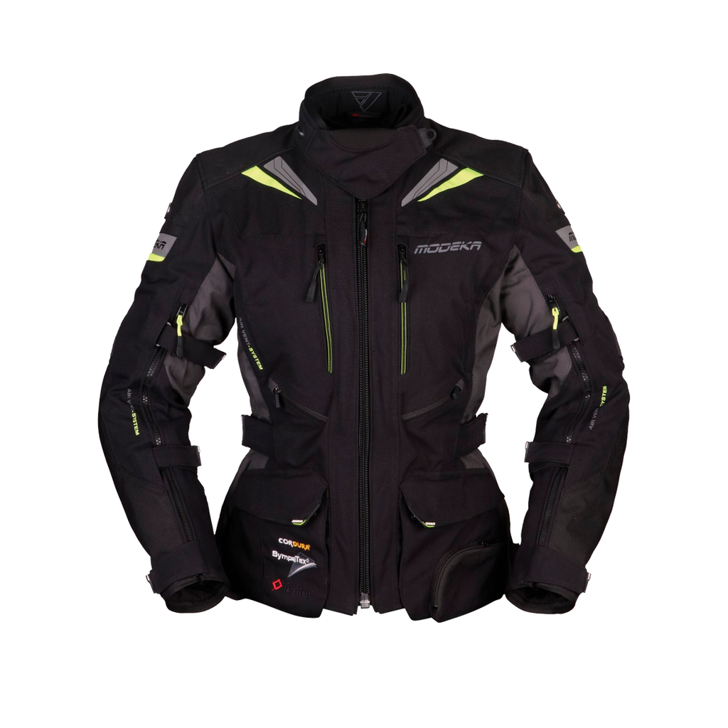 Modeka Panamericana Lady Jacket Black/Yellow