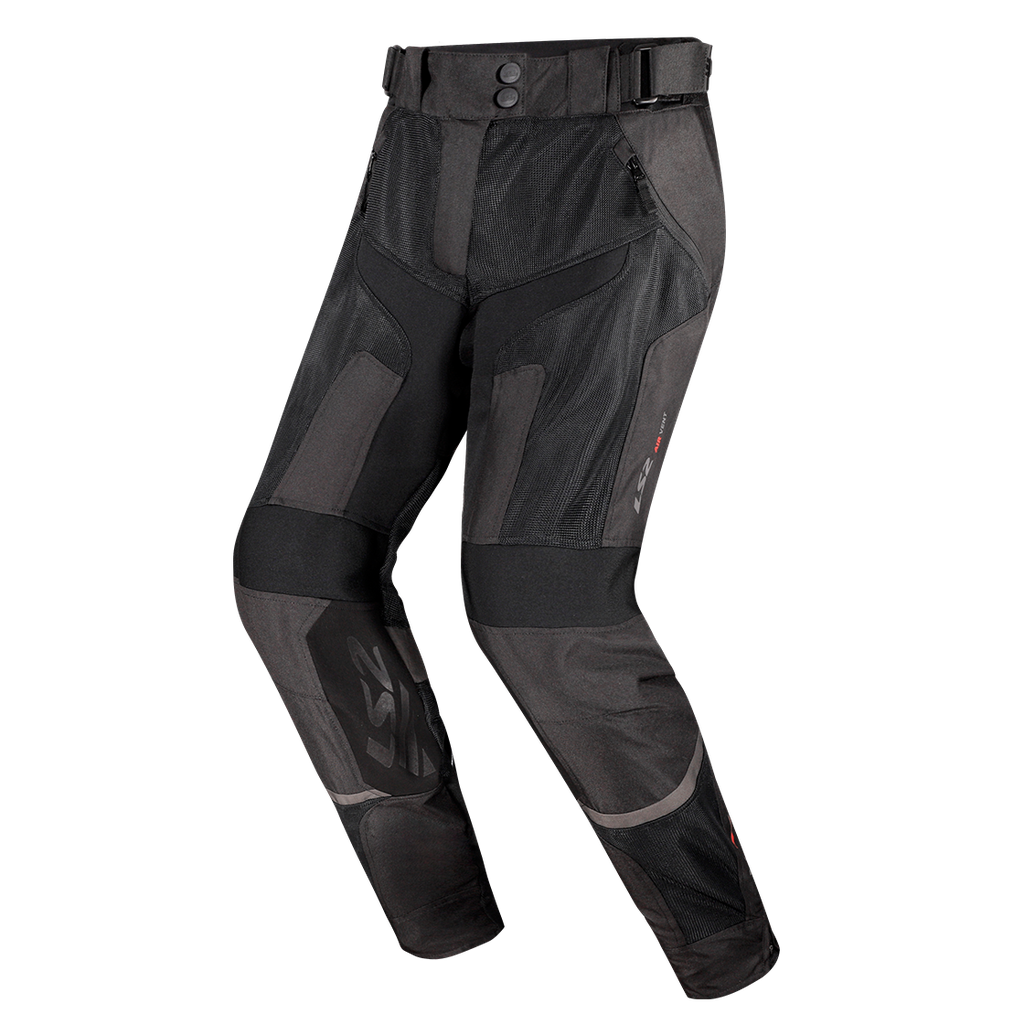 Pantalón Moto LS2 Como Air Hombre Negro Oscuro Gris