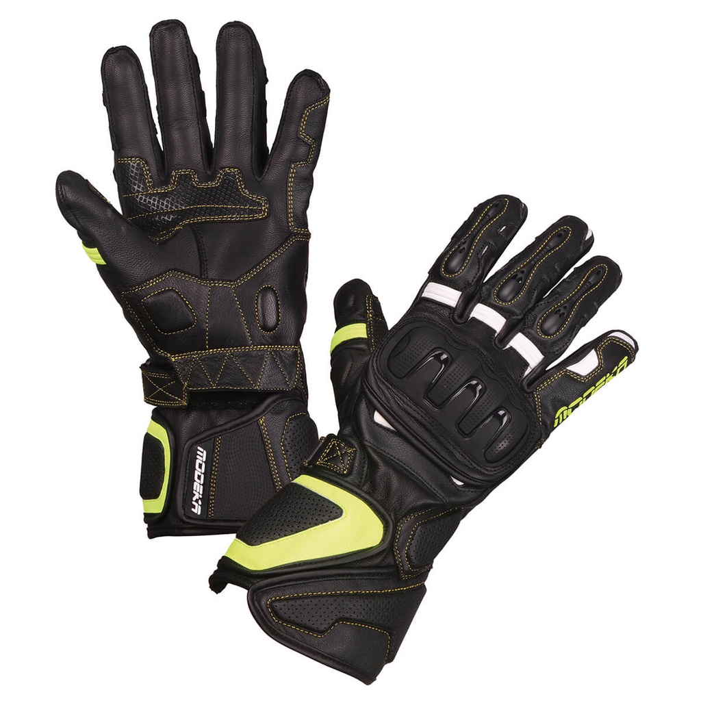 Modeka *Glove Daren Black/White/Neon