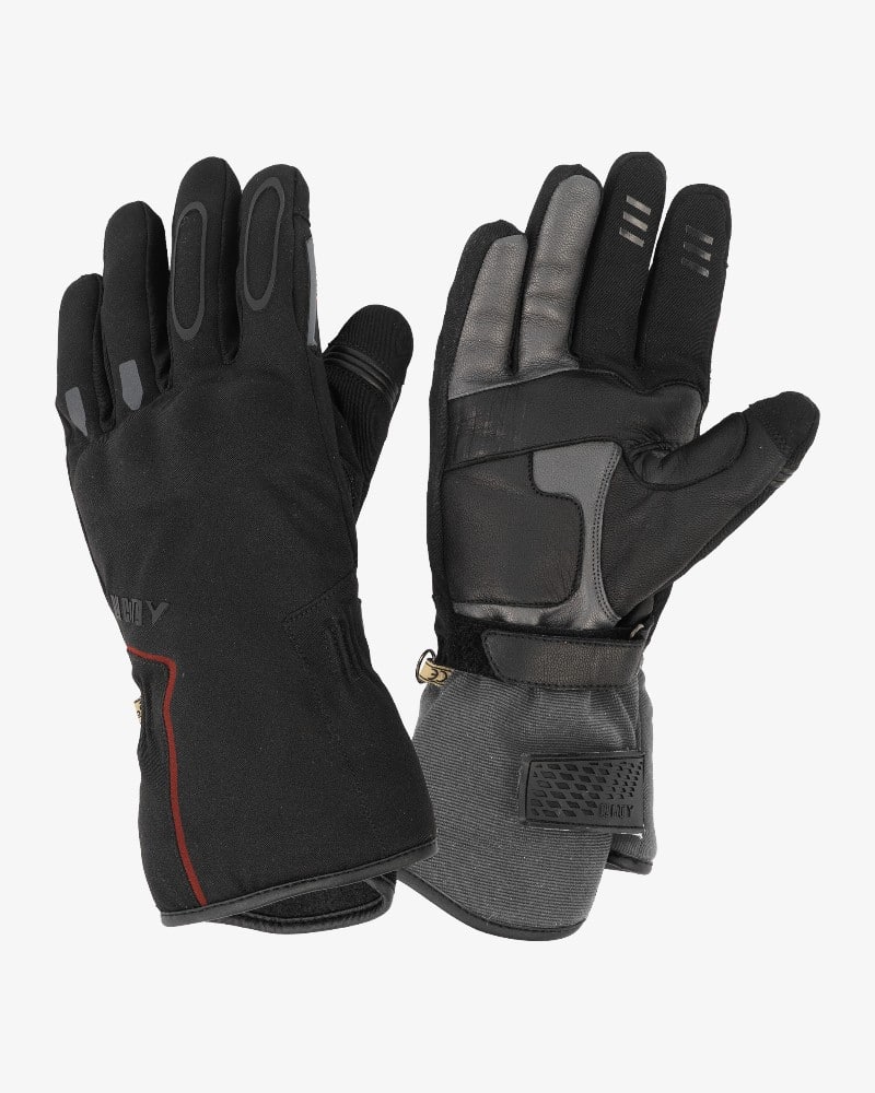 Guantes de Invierno By City Tracer Hombre Negro/Gris