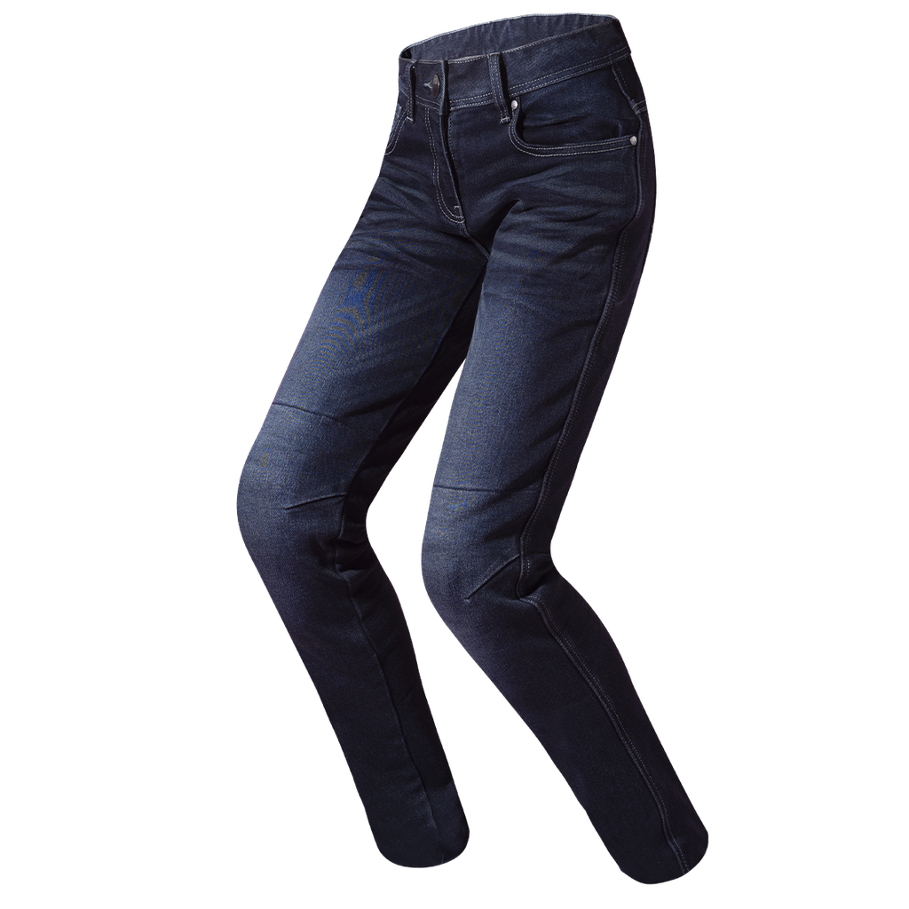 [65080F0023XS] LS2 BRADFORD LADY JEANS DARK BLUE (XS)
