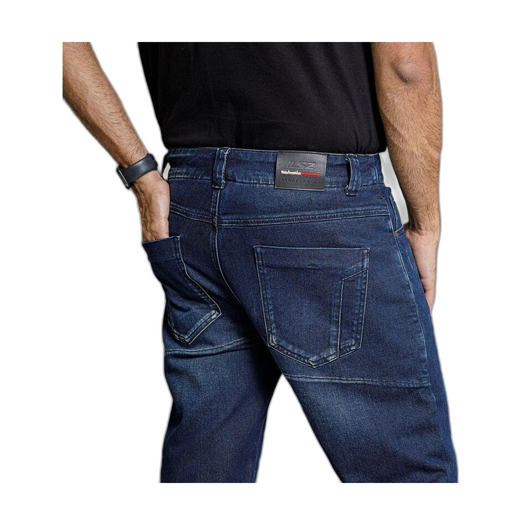 Pantalón Moto LS2 Bradford Mujer Oscuro Azul