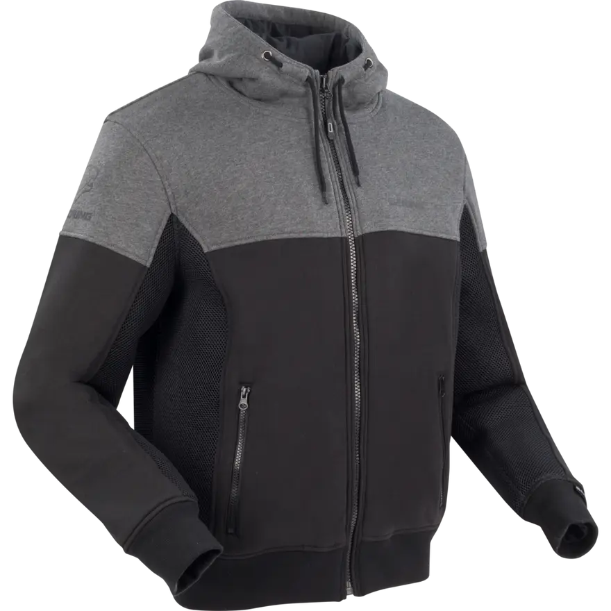 Chaqueta Bering Hoodiz Ventilado Negro/Antracita