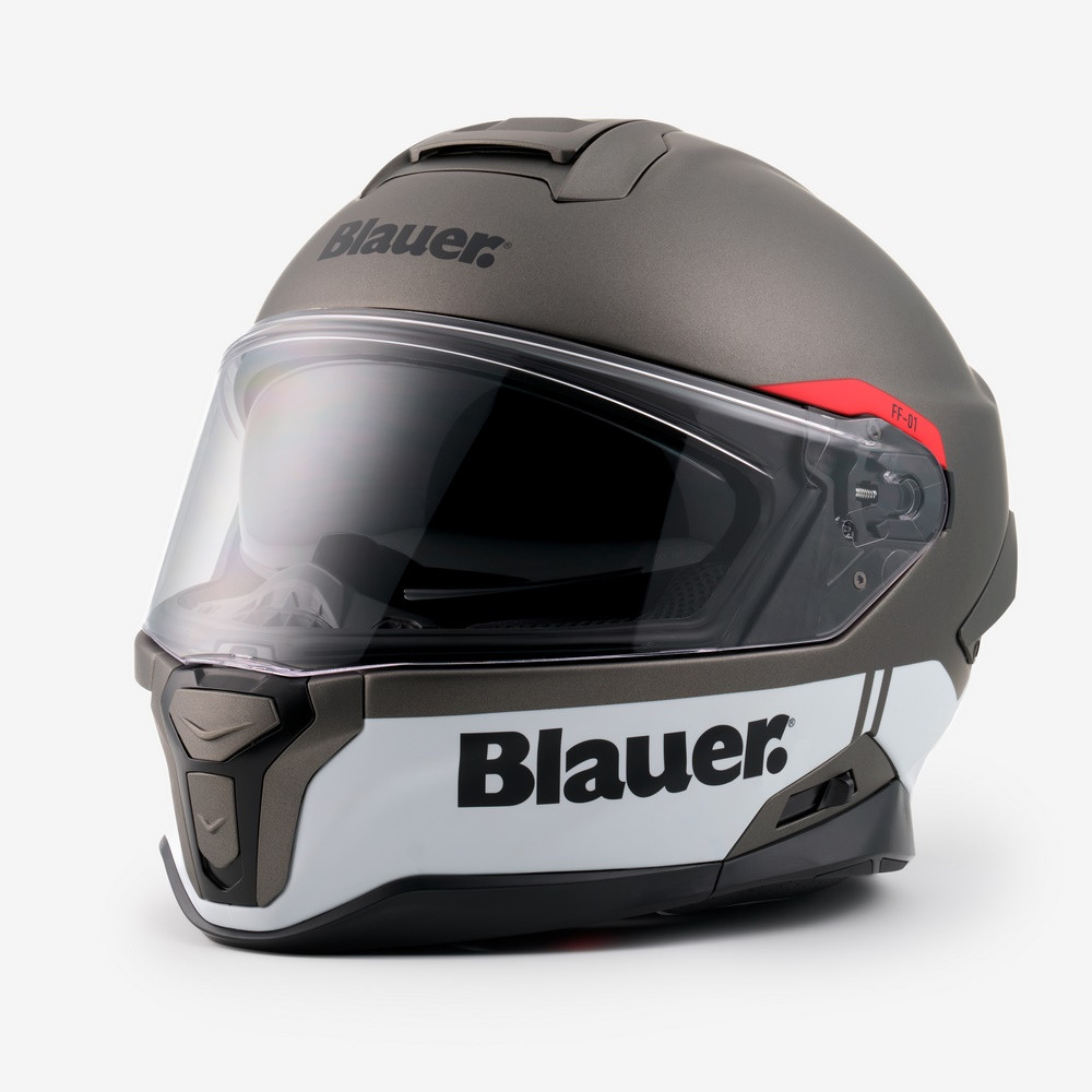 Casco Integral Blauer Full Face FF-01 Gris Mate