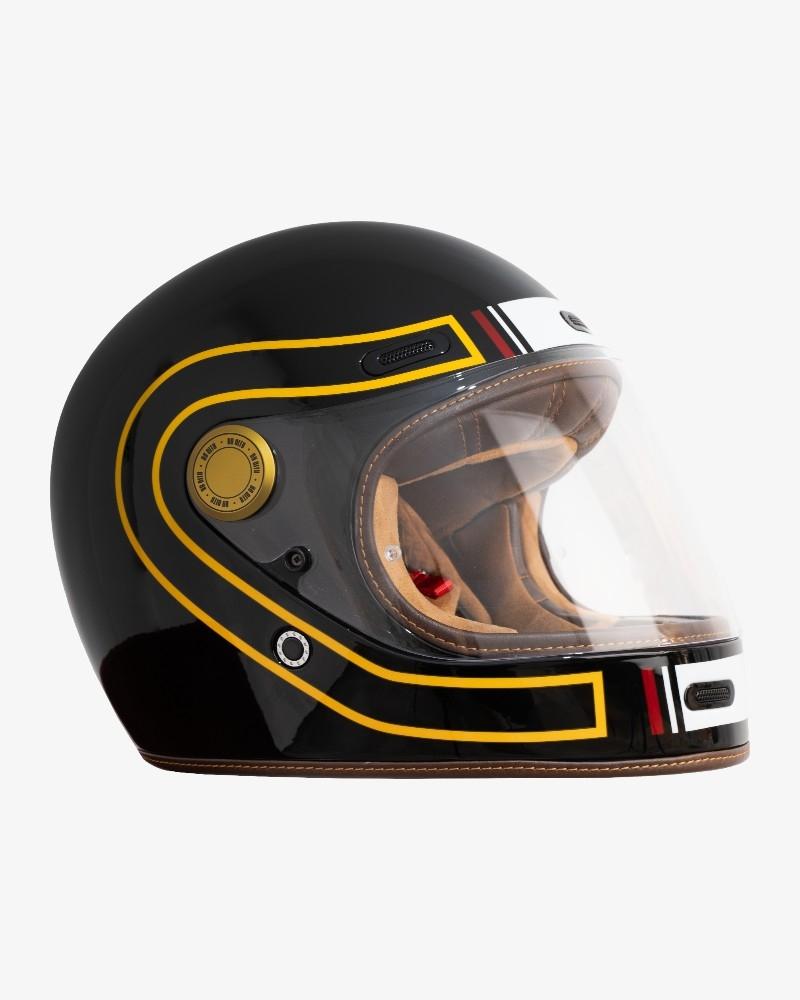 Casco By City Roadster III Negro/Amarillo