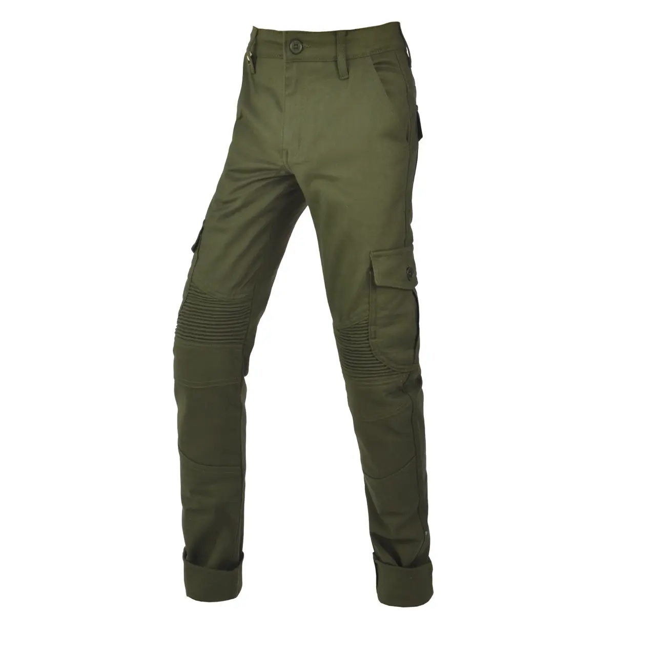 By City Trouser Mixed Slim IIi Lady Green