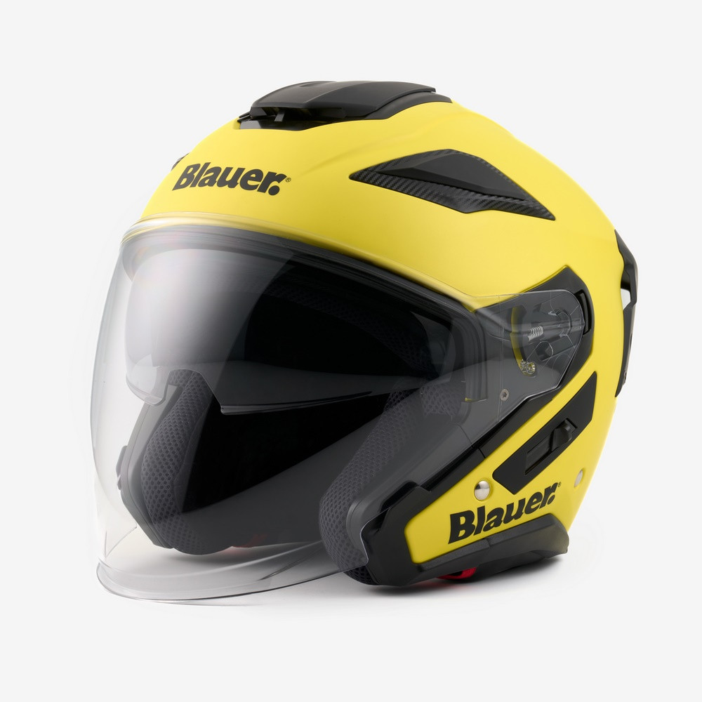[CBJJ0114001] Casco Jet Blauer Jet JJ-01 Monocolor Amarillo Mate (XS)