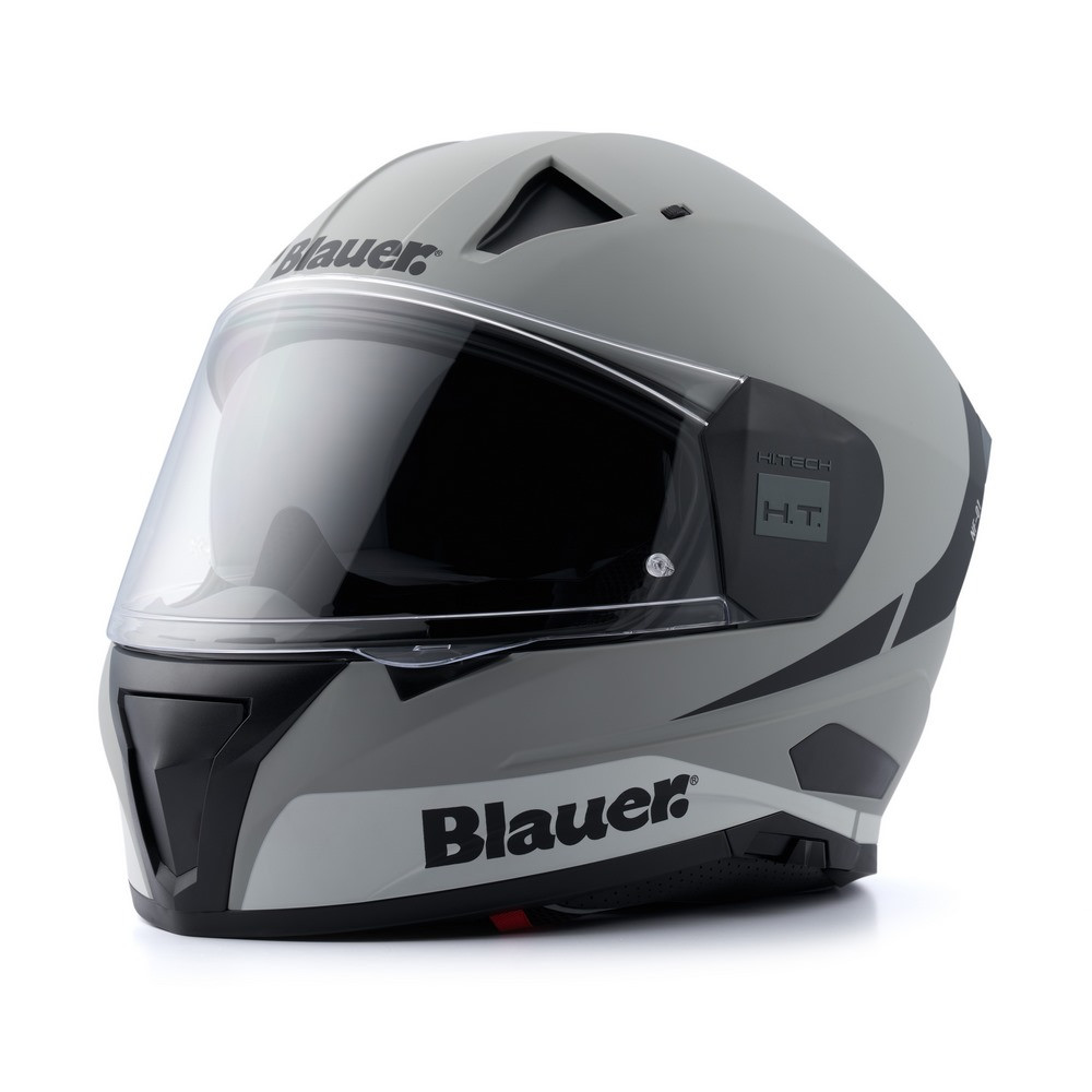 Casco Integral Blauer NACA Full Face Nf01a Gris Mate