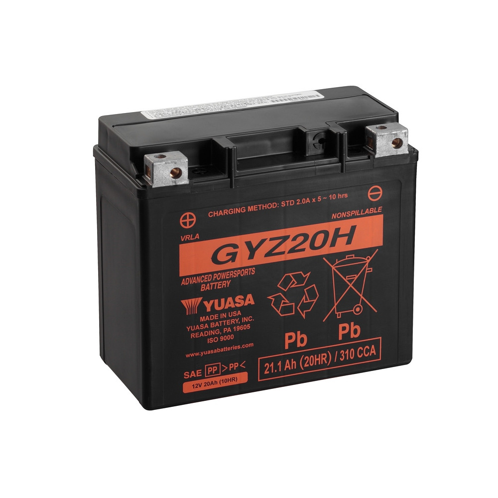 Batería Yuasa Alto Rendimiento Sin Mantenimiento GYZ20H WC