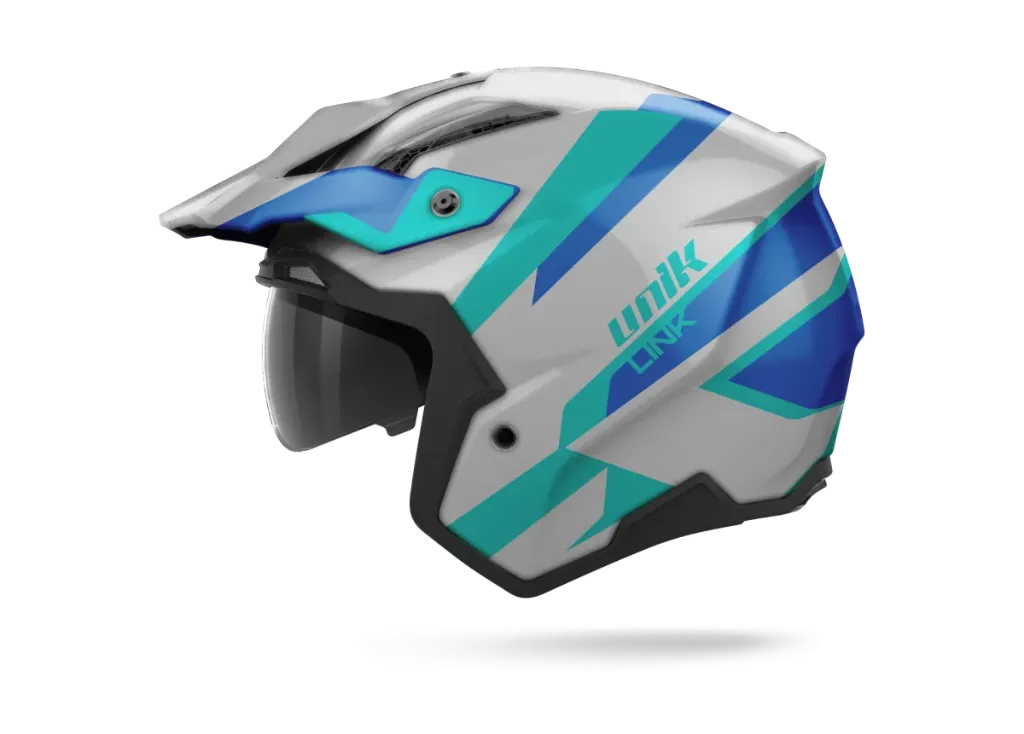 Casco Trial Unik Link DV Blueza azul/ gris