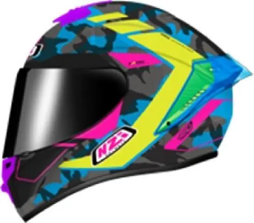 Nzi TRENDY 3 Stream Camu blue/ neon/ pink