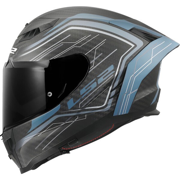 Casco Moto Integral LS2 FF807 Dragon Subic Azul Petróleo