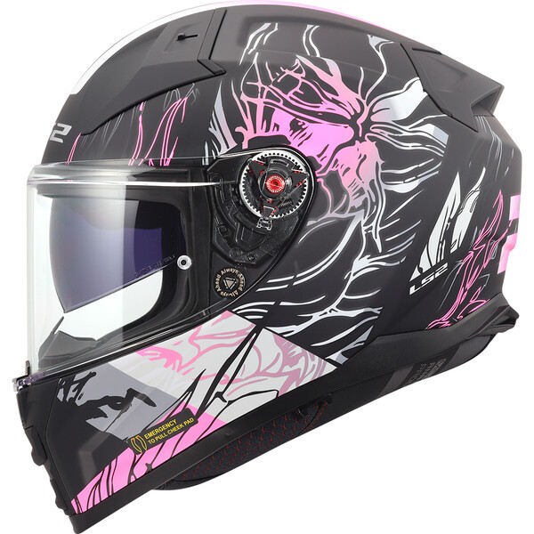 LS2 FF811 VECTOR II DARFLO PINK-06 Negro