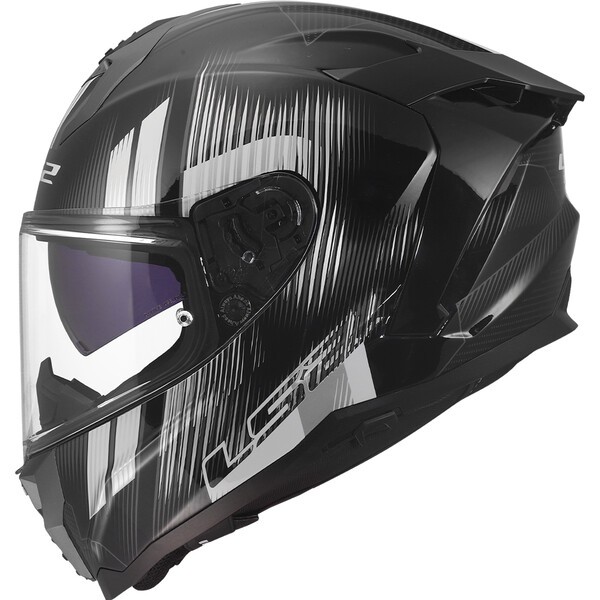 LS2 FF817 CHALLENGER II NITRO Negro Gris