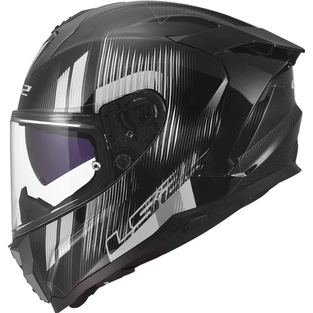 LS2 FF817 CHALLENGER II NITRO Negro Gris
