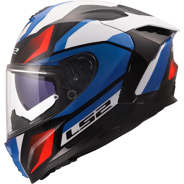 [1681707263XL] LS2 FF817 Challenger II Viper White Blue Red (3XL)