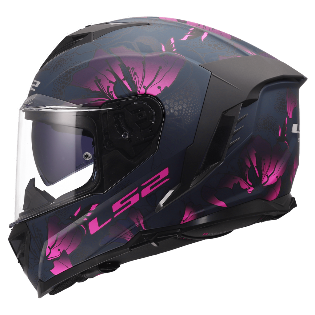 [1681803463XL] LS2 FF818 STORM III BURST Negro Rosa (3XL)