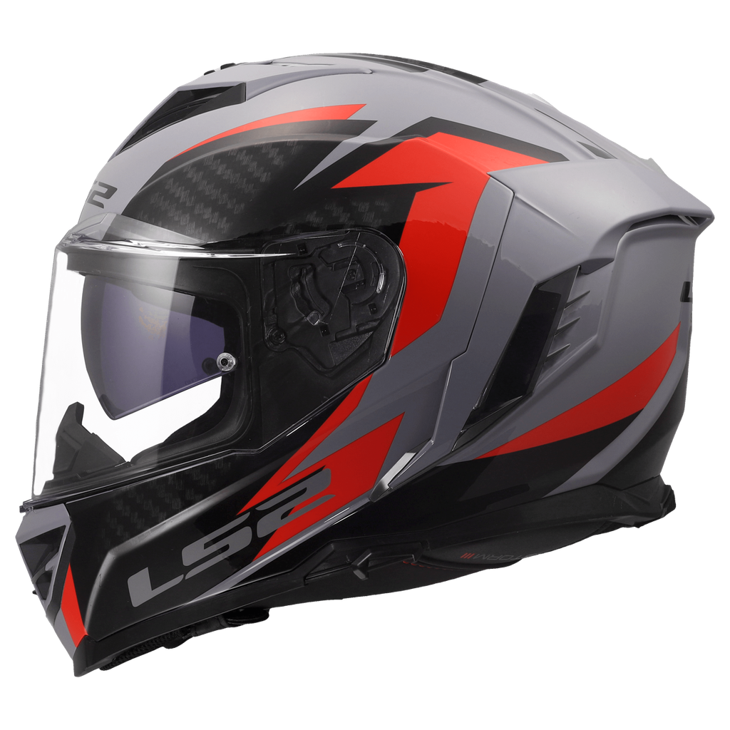 LS2 FF818 STORM III DYNAMO Gris Rojo